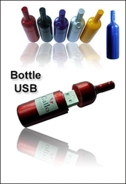 Wine Bottle Flash Drive